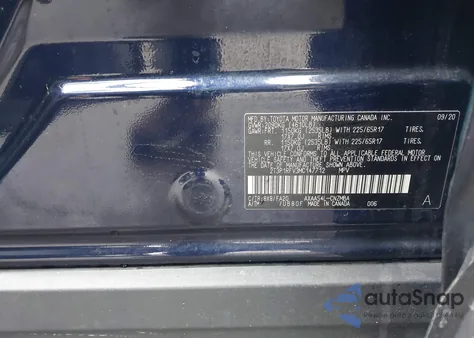 2021 Toyota Rav4 Xle from USA, damaged, VIN 2T3P1RFV3MC147712